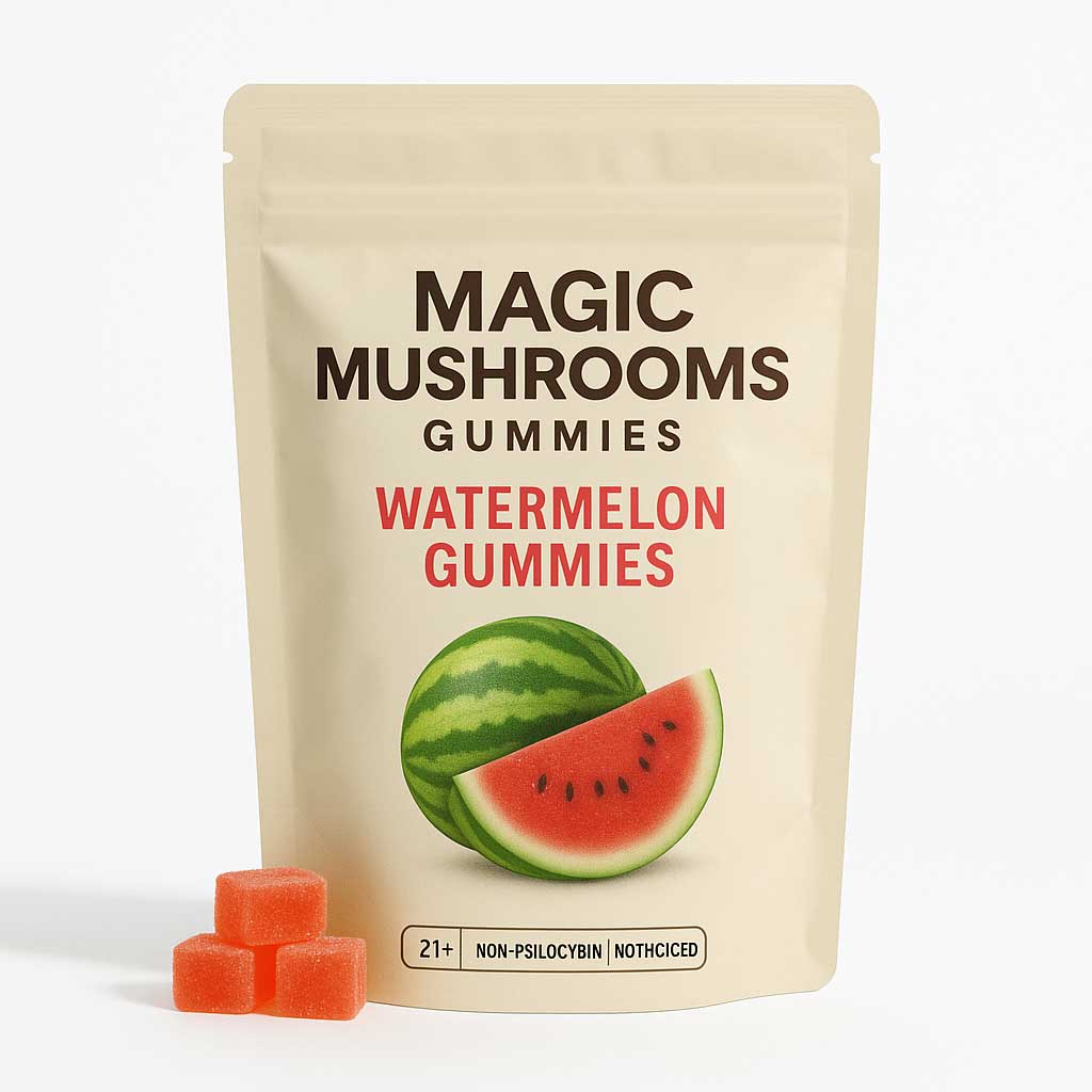Magic Mushroom Watermelon Gummies